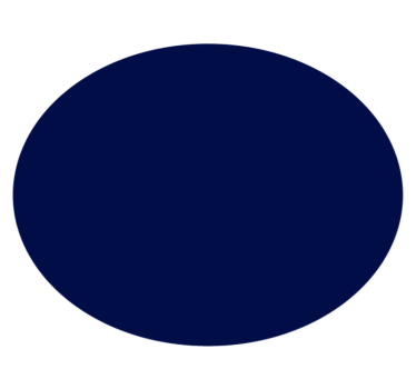 Tapis vinyle bleu couleur marine ronde - TenStickers
