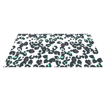 Tapis vinyle animal style motif léopard - TenStickers