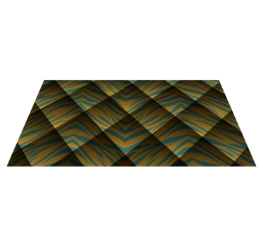 Tapis vinyle animal concept de rayures de tigre - TenStickers
