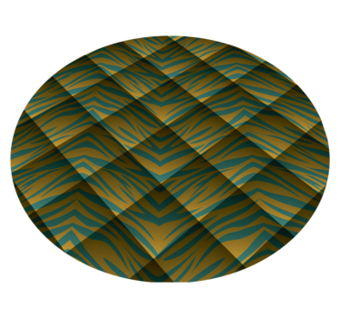 Tapis vinyle animal motif inspiré du safari - TenStickers
