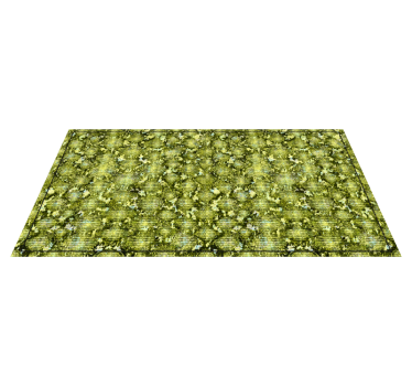 Tapis vinyle animal peau de reptile verte - TenStickers