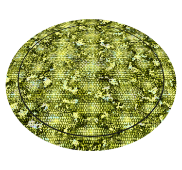 Tapis vinyle animal peau de reptile verte - TenStickers