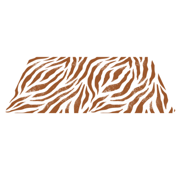 Tapis vinyle animal rayures zébrées rustiques - TenStickers