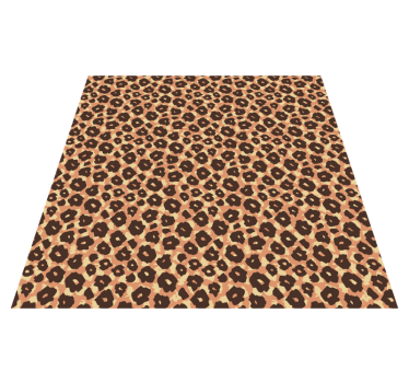 Tapis vinyle animal mélange de motifs léopard - TenStickers