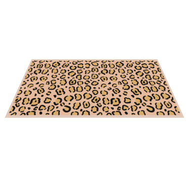 Tapis vinyle animal jeu de motifs léopard - TenStickers