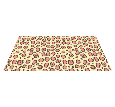 Tapis vinyle animal accents à motifs léopard - TenStickers