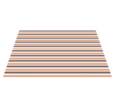 Tapis vinyle pour chambre Rayé rétro horizontal - TenStickers