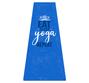 Tapis vinyle "Eat, Sleep, Yoga, Repeat" - TenStickers