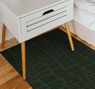Tapis vinyle pour chambre Peau de crocodile - TenStickers