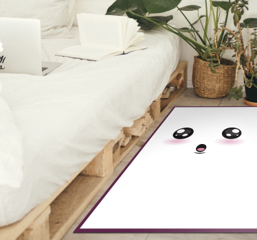 Tapis vinyle pour chambre Yeux d'anime mignons - TenStickers