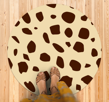 Tapis vinyle animal chaleur tachetée - TenStickers