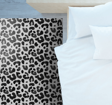 Tapis vinyle animal esthétique à motifs léopard - TenStickers