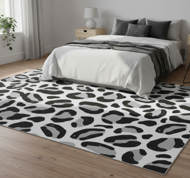 Tapis vinyle animal fourrure de léopard - TenStickers