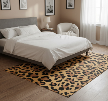Tapis vinyle animal imprimé panthère - TenStickers