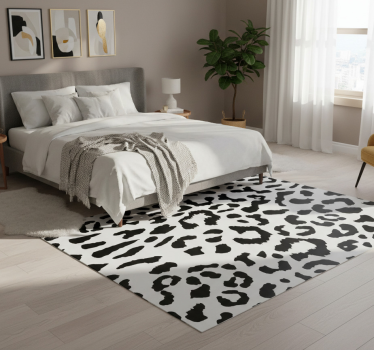 Tapis vinyle animal léopard simple imprimé - TenStickers
