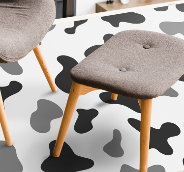 Tapis vinyle animal motif de vache - TenStickers