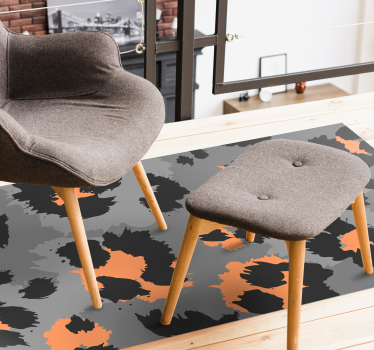 Tapis vinyle animal motif guépard audacieux - TenStickers