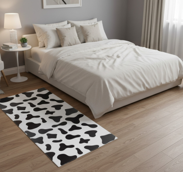 Tapis vinyle animal motif vache - TenStickers
