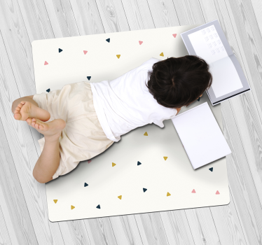 Tapis vinyle autres tapis confettis géométriques - TenStickers
