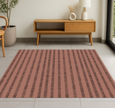 Tapis vinyle extérieur conception de lignes pointillées - TenStickers