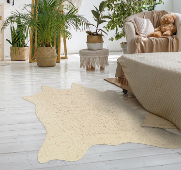 Tapis vinyle animal conception en faux cuir de vache - TenStickers