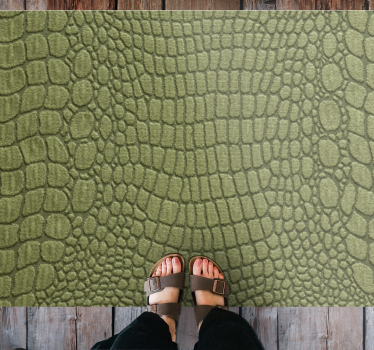 Tapis vinyle animal peau de serpent - TenStickers