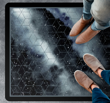 Tapis vinyle moderne effet ciel de nuit - TenStickers
