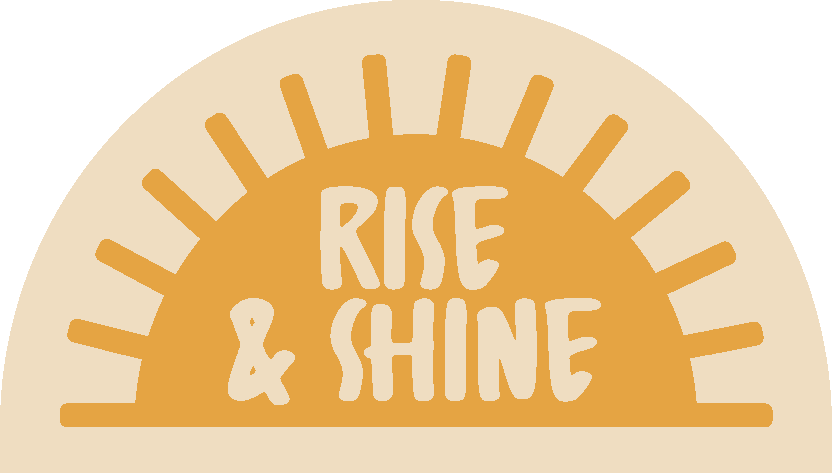 Tapis vinyle salle de bain texte rise and shine - TenStickers