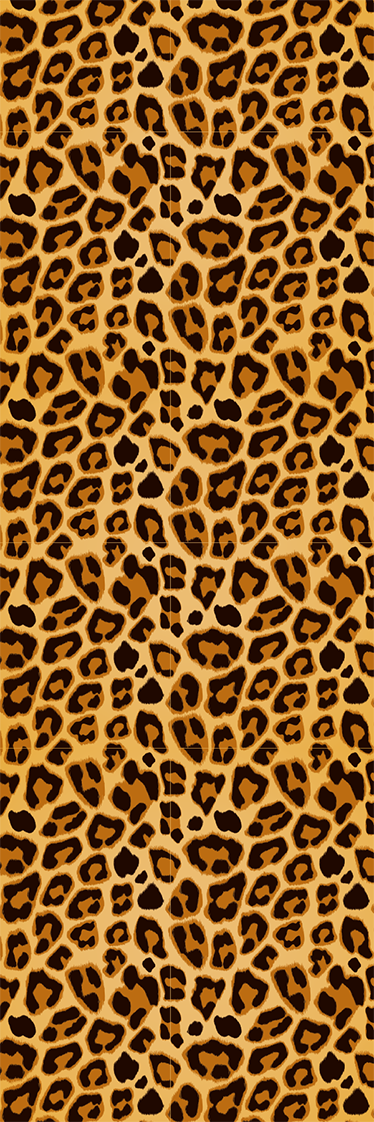 Tapis vinyle animal imprimé léopard simple - TenStickers