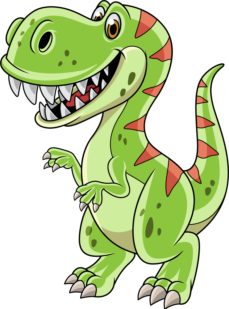 Tapis vinyle animal tyrannosaure rex en cartoon - TenStickers