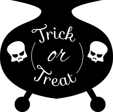 Tapis vinyle halloween chaudron de bonbons - TenStickers