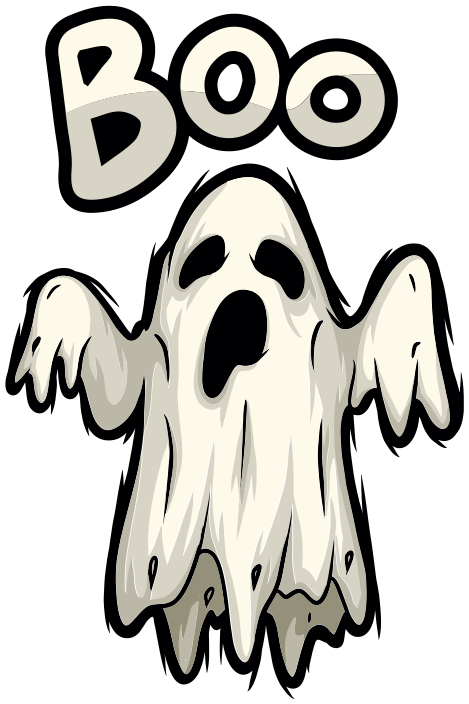 Tapis vinyle halloween figure fantôme boo - TenStickers
