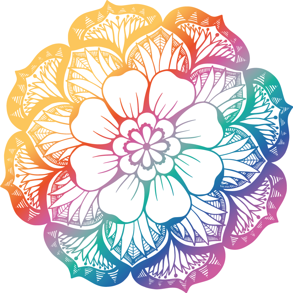 Tapis vinyle fleurs et plantes éléments botaniques vibrants - TenStickers