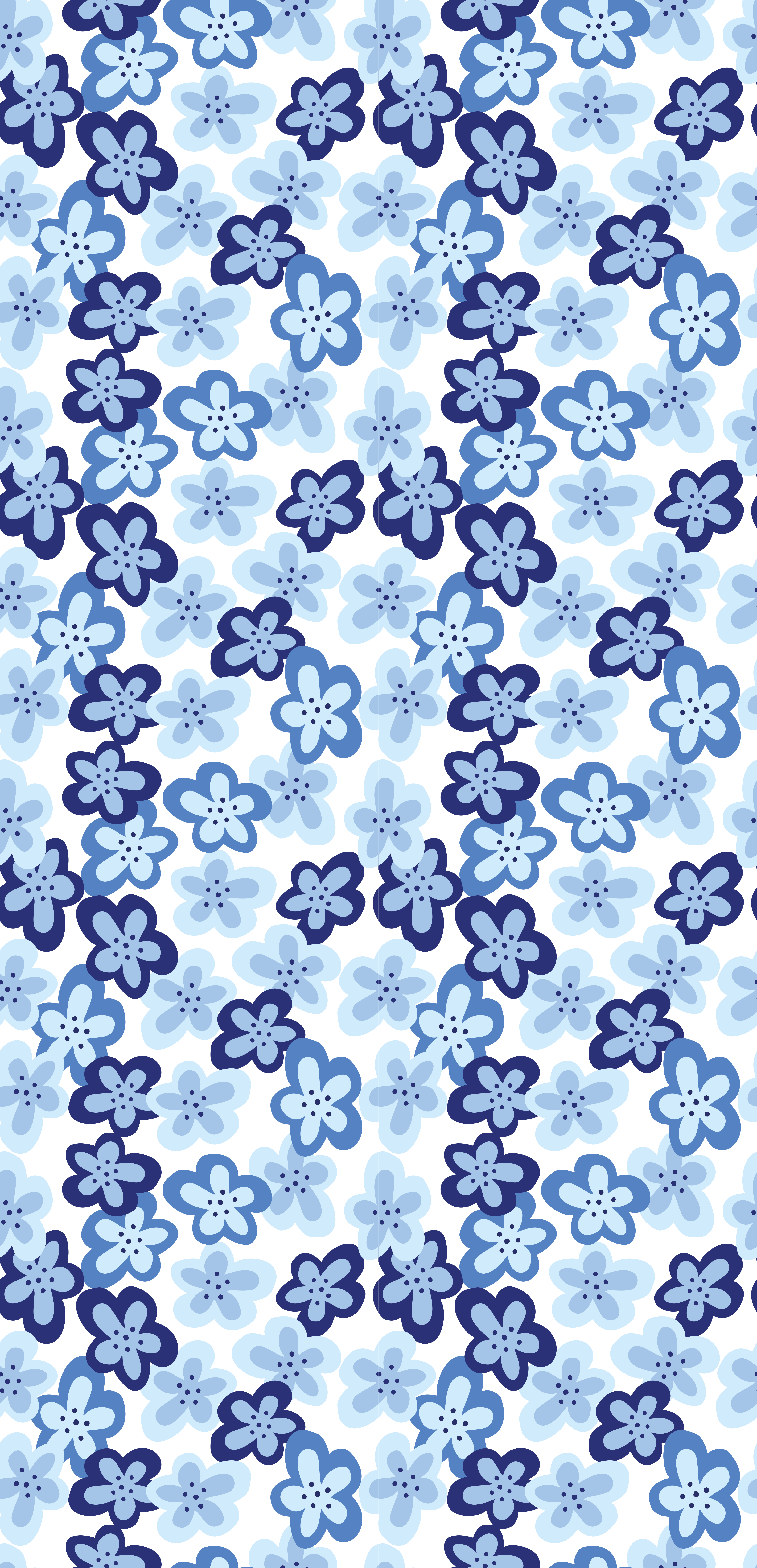Tapis vinyle fleurs et plantes motif floral nordique - TenStickers