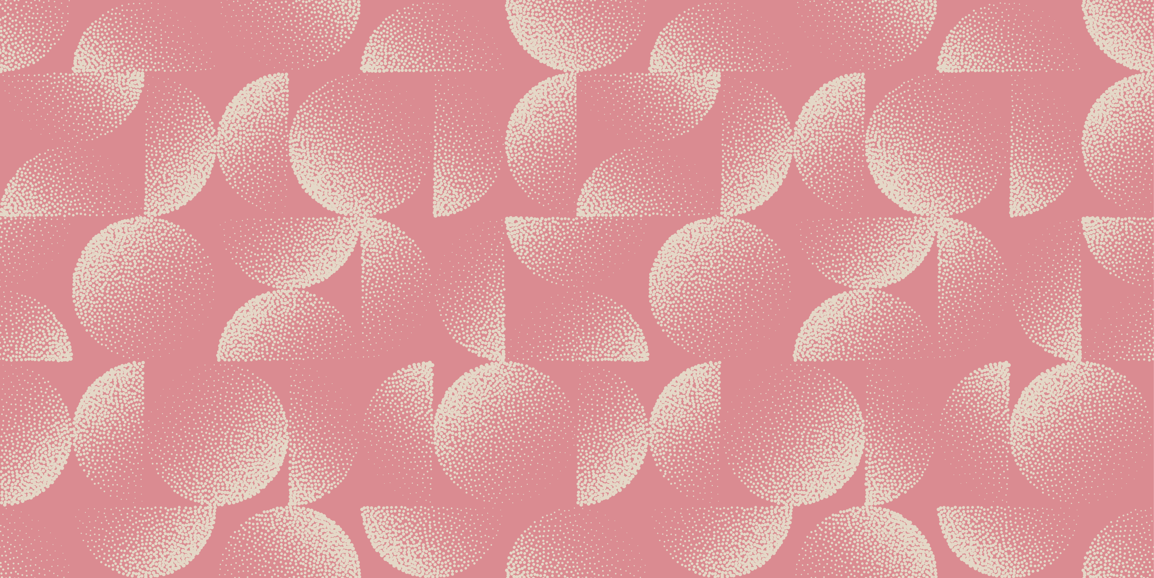 Tapis vinyle salle à manger demi-cercles pastel - TenStickers