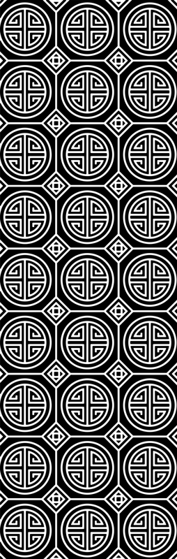 Tapis vinyle salle de bain style minimaliste japonais - TenStickers