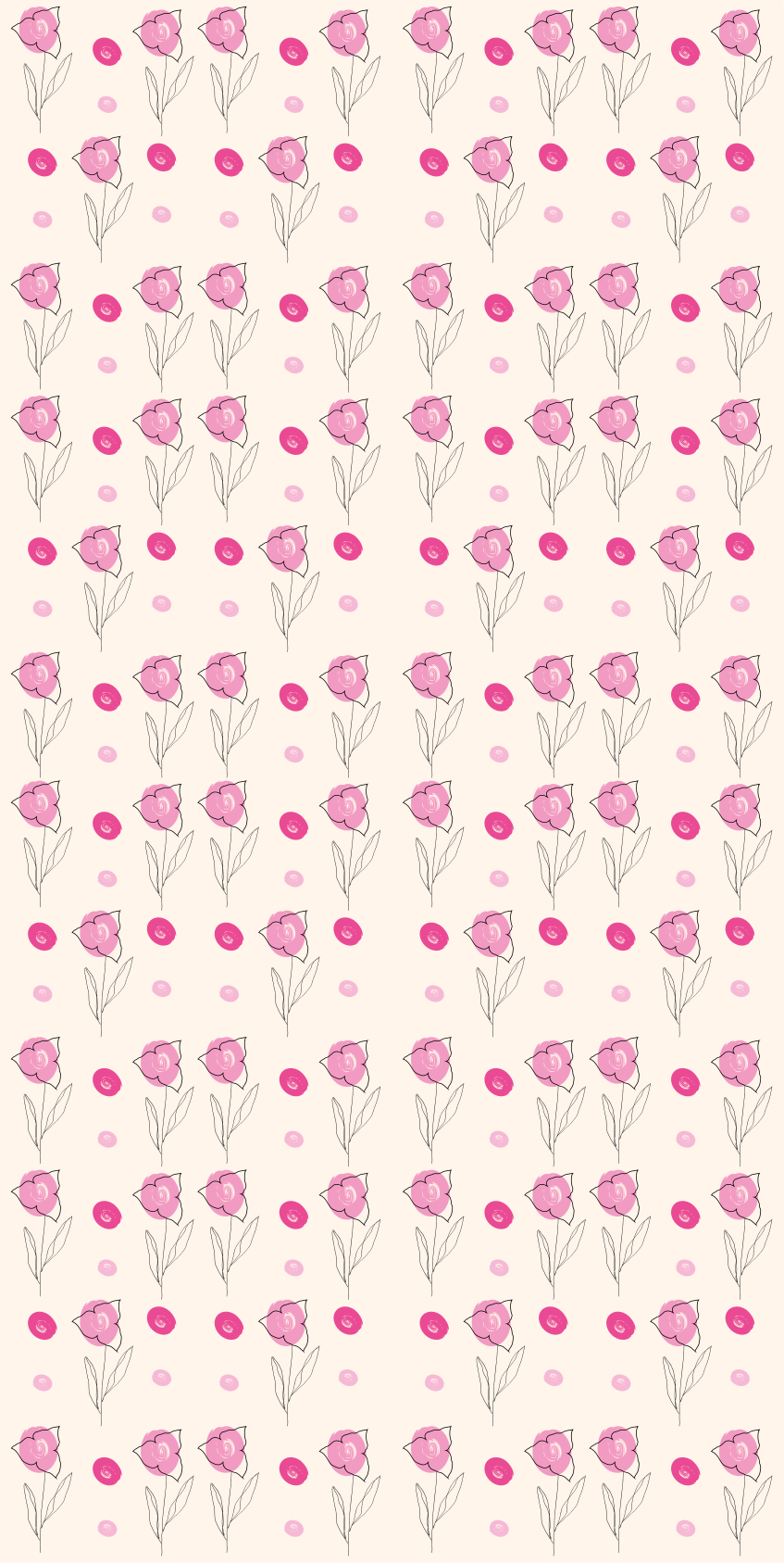 Tapis vinyle fleurs et plantes bugambilia patrón - TenStickers