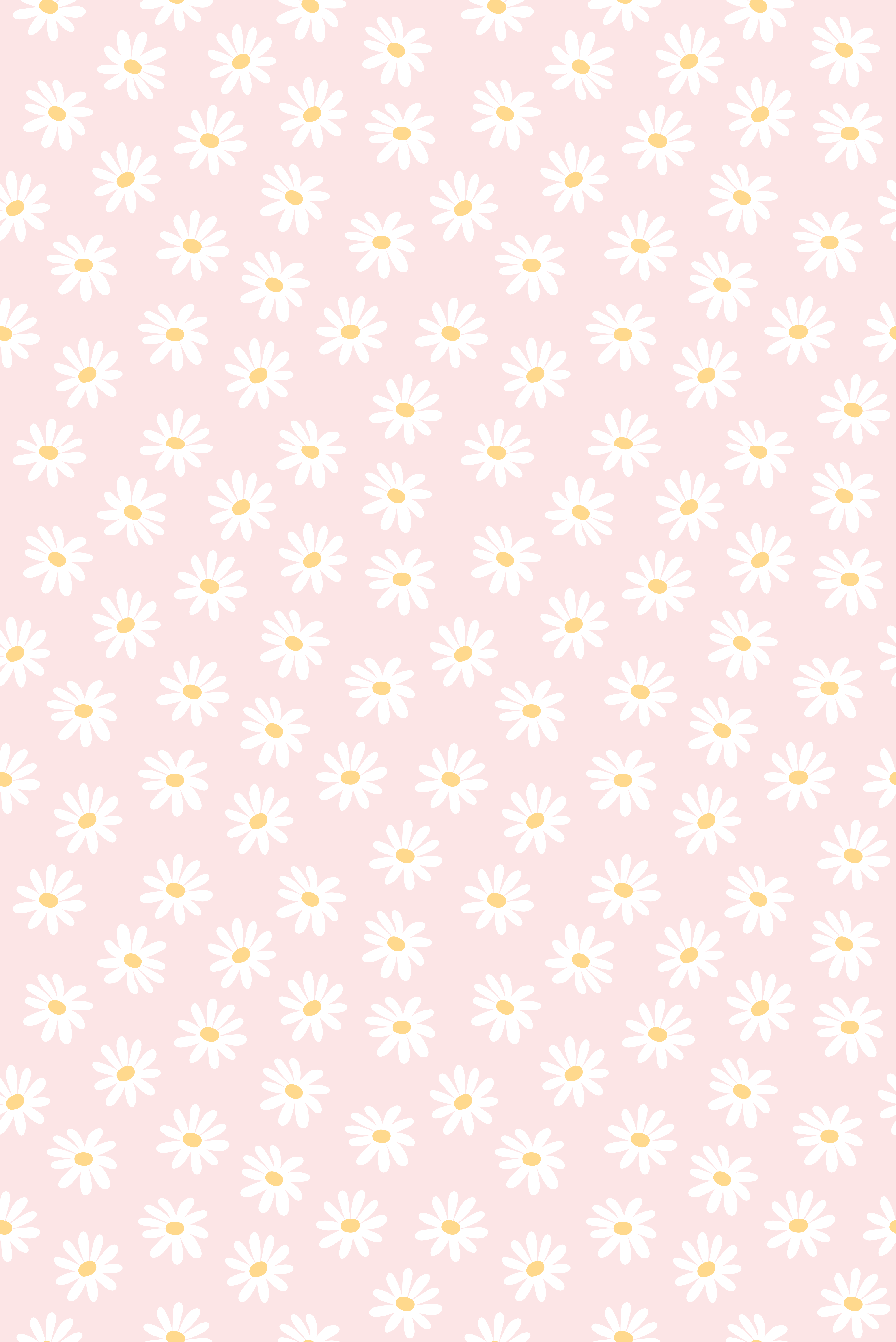 Tapis vinyle fleurs et plantes motif marguerite - TenStickers