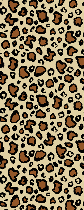 Tapis vinyle animal imprimé léopard classique - TenStickers