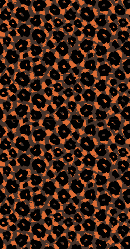 Tapis vinyle animal imitation léopard kalahari - TenStickers