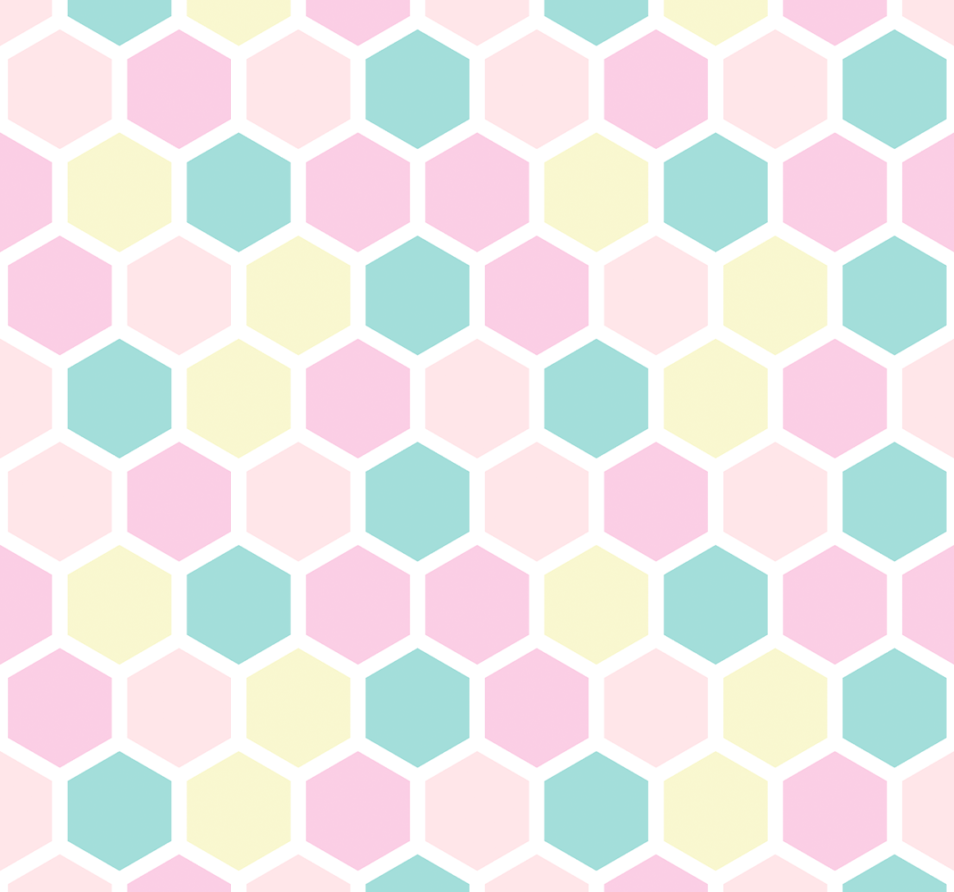 Tapis vinyle géométrique motifs géométriques et pastels - TenStickers