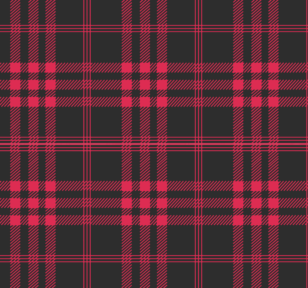 Tapis vinyle noël motif tartan écossais - TenStickers