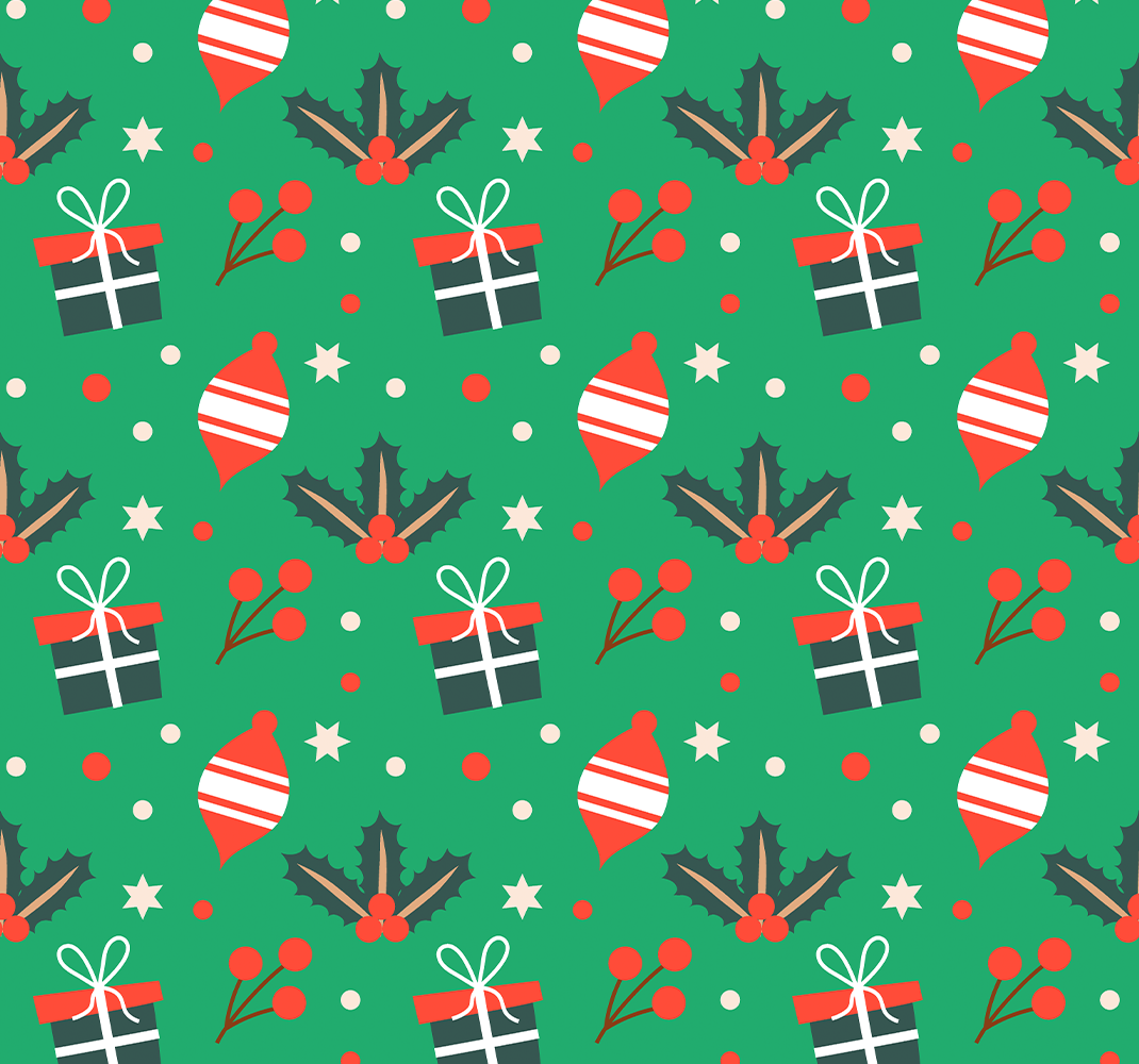 Tapis vinyle noël motif bonbons verts - TenStickers