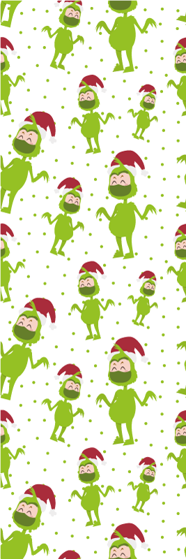 Tapis vinyle noël joyeux noël avec masque - TenStickers