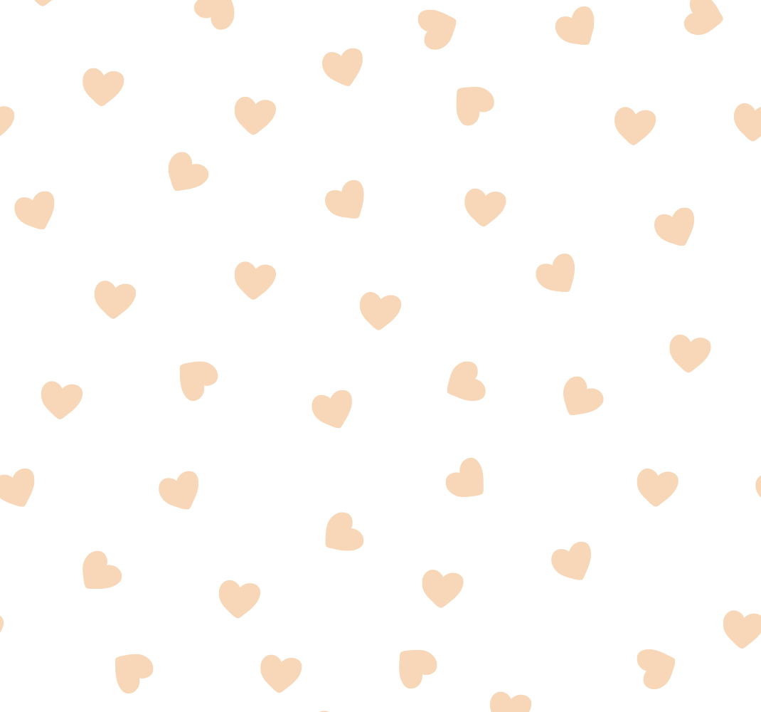 Tapis vinyle chambre petits cœurs - TenStickers
