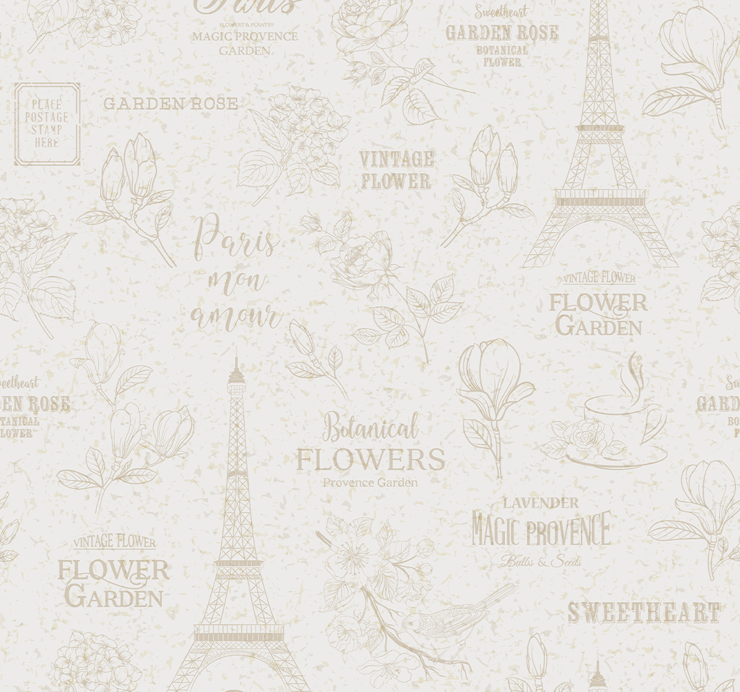 Tapis vinyle chambre style parisien - TenStickers