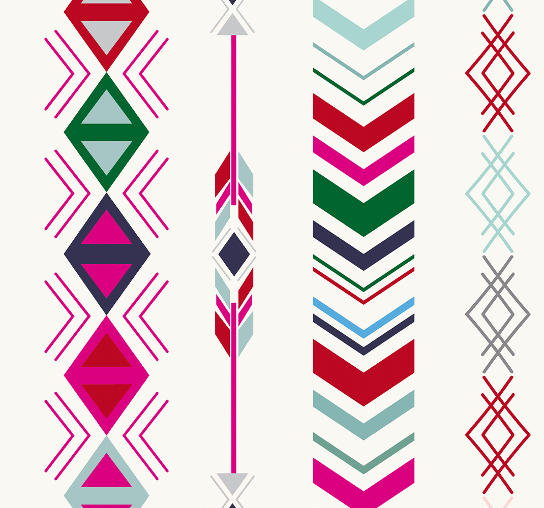 Tapis vinyle chambre flèches pastel - TenStickers