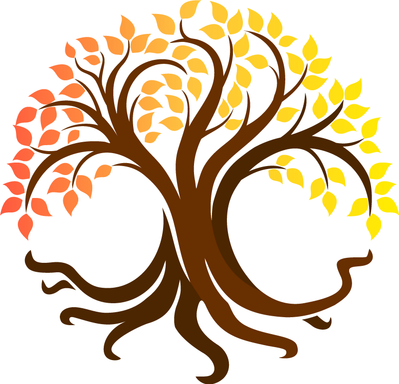 Tapis vinyle nature arbre de vie couleurs d'automne - TenStickers