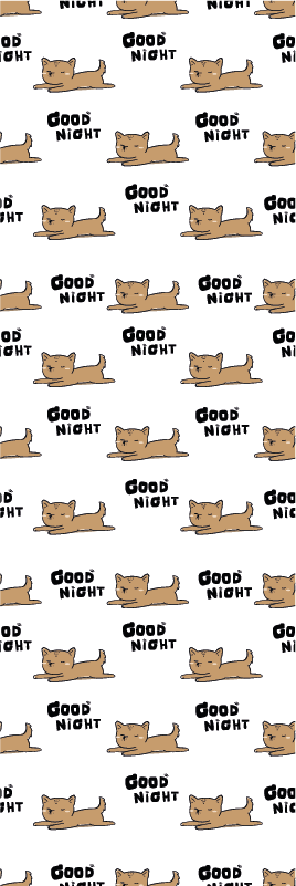 Tapis vinyle chambre chien mignon qui dort - TenStickers