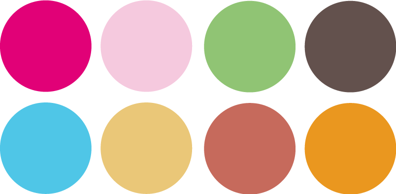 Tapis vinyle pour enfants cercles colorés - TenStickers